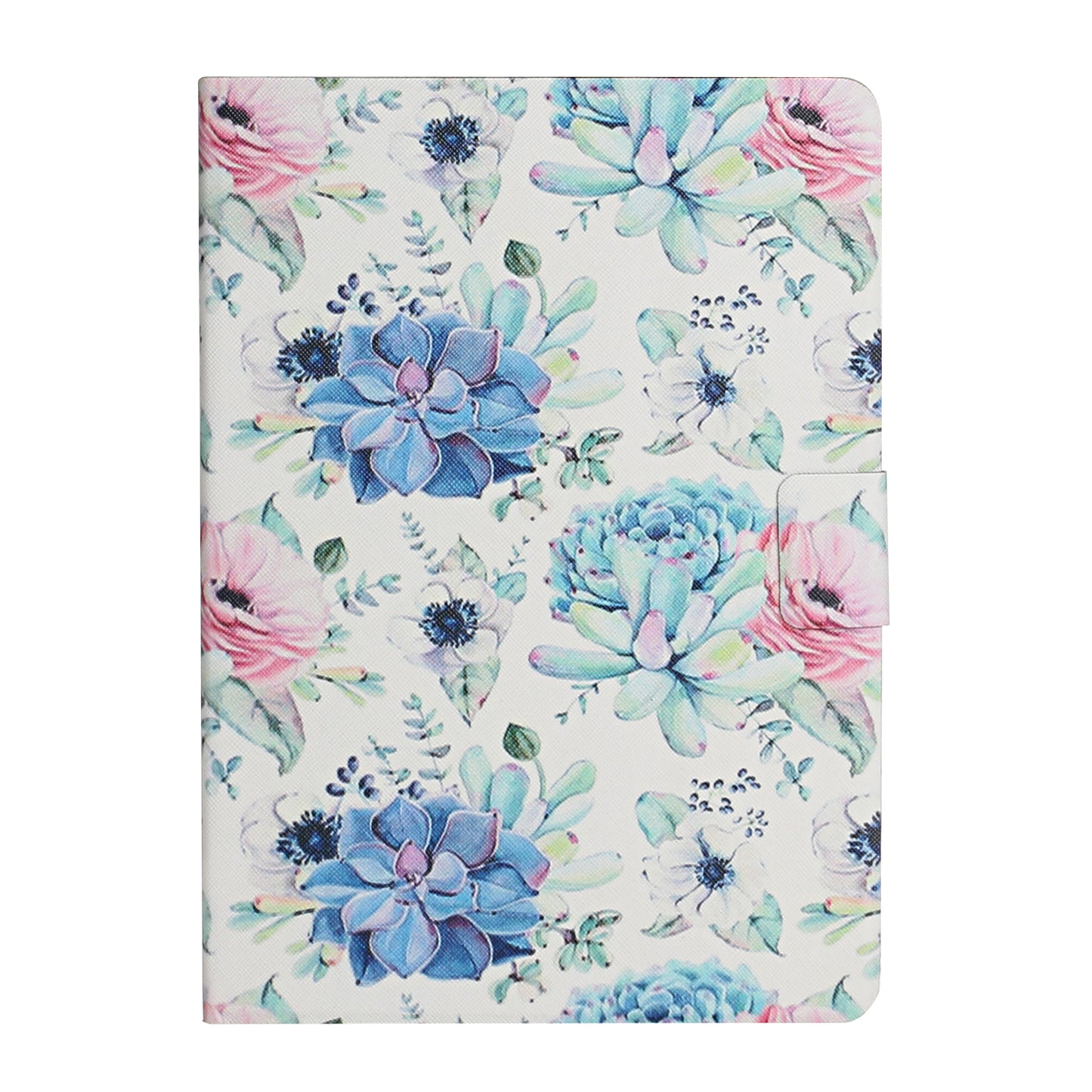 Flower Pattern Printing Card Holder Stand Tablet Shell for iPad mini (2019) 7.9 inch/4/3/2/1