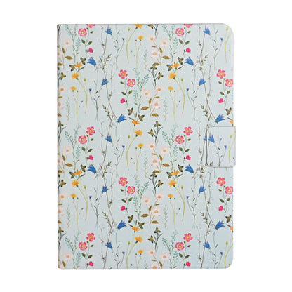 Flower Pattern Printing Card Holder Stand Tablet Shell for iPad mini (2019) 7.9 inch/4/3/2/1