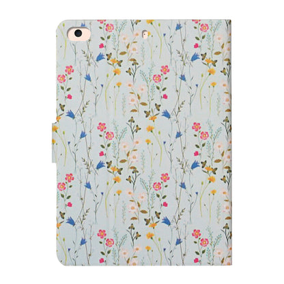 Flower Pattern Printing Card Holder Stand Tablet Shell for iPad mini (2019) 7.9 inch/4/3/2/1