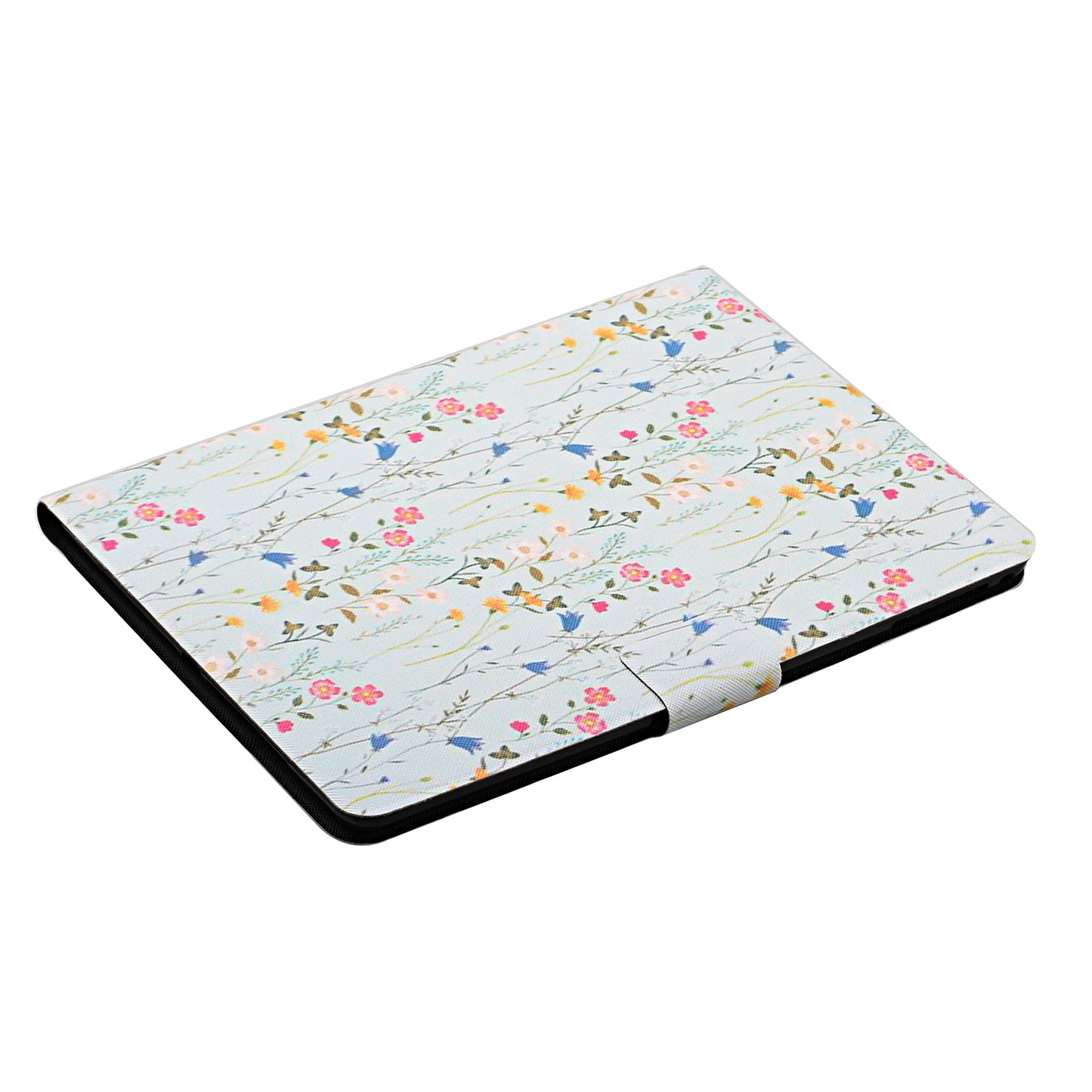 Flower Pattern Printing Card Holder Stand Tablet Shell for iPad mini (2019) 7.9 inch/4/3/2/1