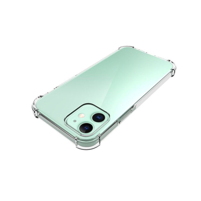 Soft TPU Crystal Transparent Slim Case for iPhone 12/12 Pro 6.1 inch, Shockproof Corners Anti-Slip Protective Phone Cover