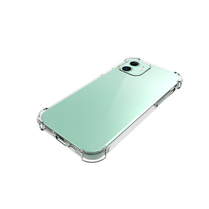 Soft TPU Crystal Transparent Slim Case for iPhone 12/12 Pro 6.1 inch, Shockproof Corners Anti-Slip Protective Phone Cover