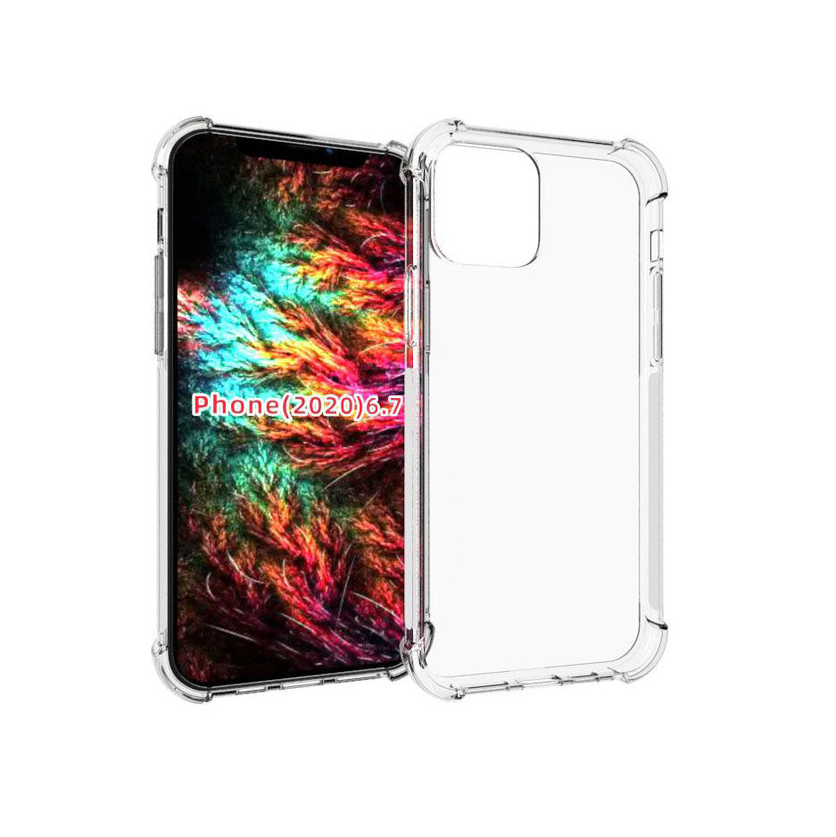For Apple iPhone 12 Pro Max 6.7 inch Shockproof Anti-slip TPU Phone Case