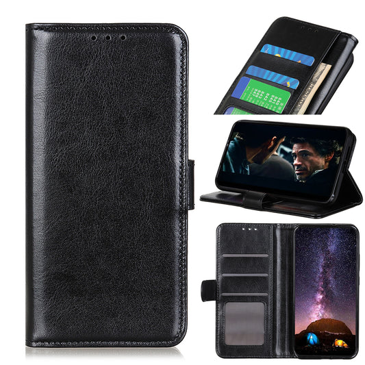 Crazy Horse Texture Leather Wallet Phone Shell for iPhone 12 Pro/12