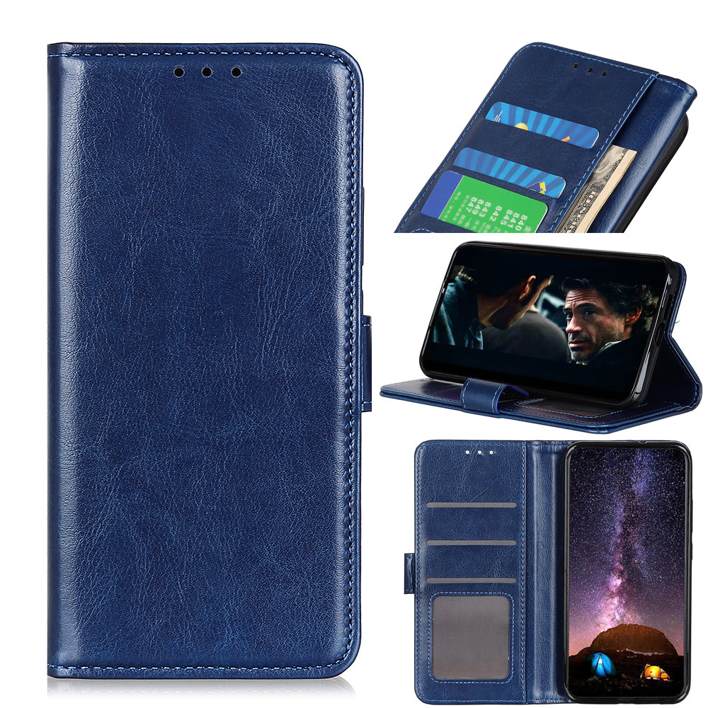 Crazy Horse Texture Leather Wallet Phone Shell for iPhone 12 Pro/12