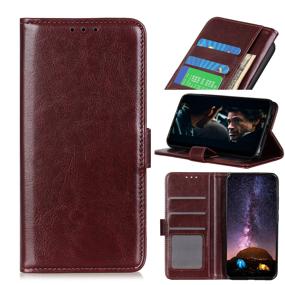 Crazy Horse Texture Leather Wallet Phone Shell for iPhone 12 Pro/12