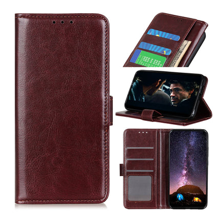 Crazy Horse Texture Leather Wallet Phone Shell for iPhone 12 Pro/12