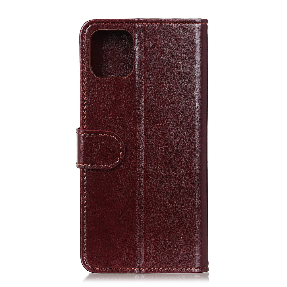 Crazy Horse Texture Leather Wallet Phone Shell for iPhone 12 Pro/12