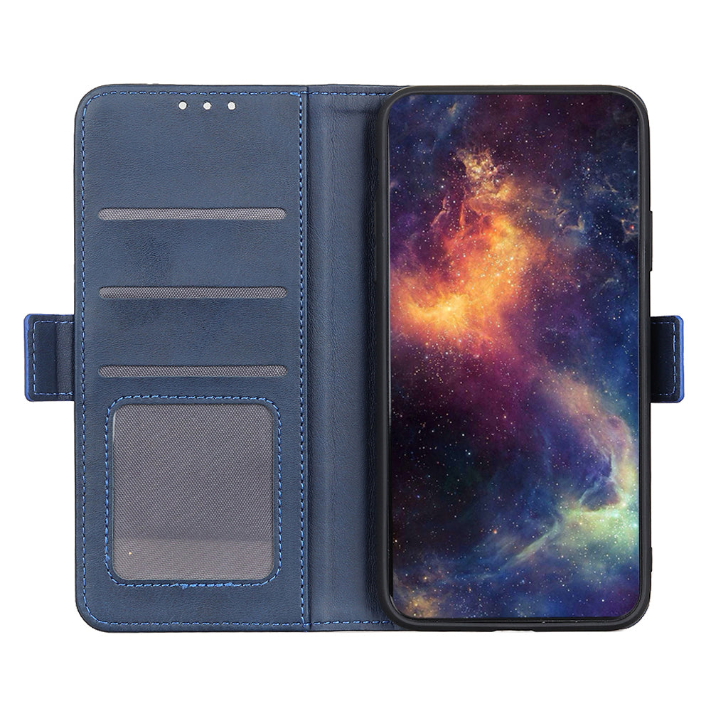 Magnetic Double Clasp Leather Shell for iPhone 12 Pro/12