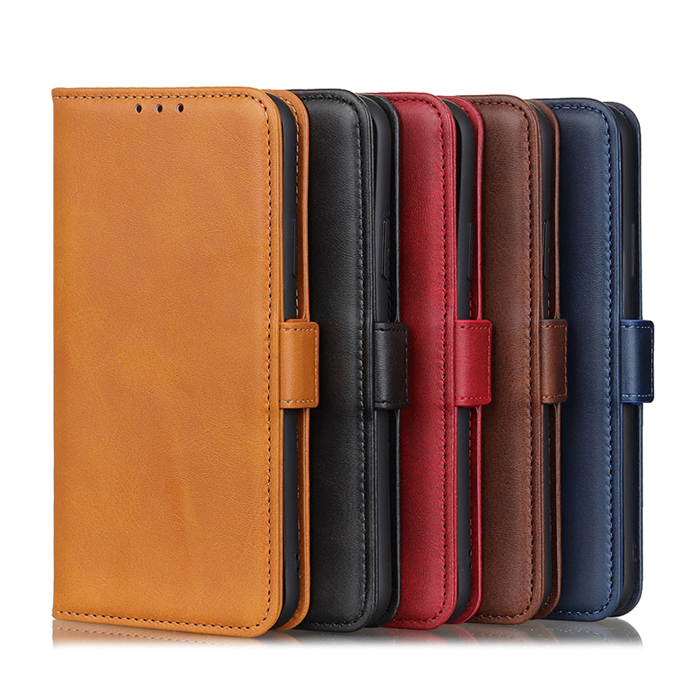 Magnetic Double Clasp Leather Shell for iPhone 12 Pro/12