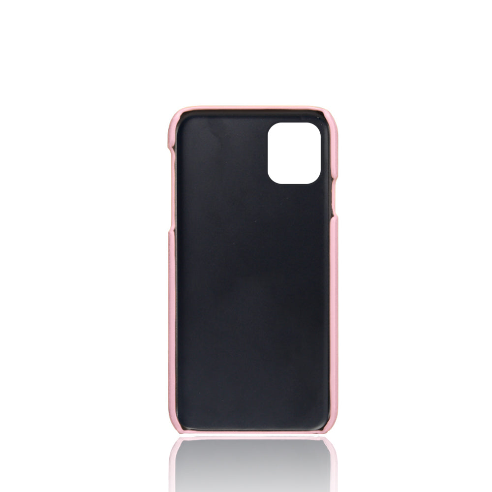KSQ PU Leather Coated PC Shell with Double Card Slots for iPhone 12 Pro Max 6.7 inch