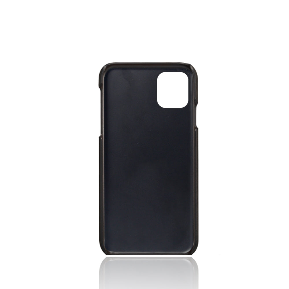 KSQ PU Leather Coated PC Shell with Double Card Slots for iPhone 12 Pro Max 6.7 inch