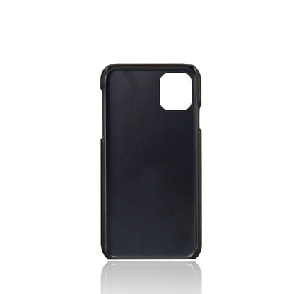 KSQ PU Leather Coated PC Shell with Double Card Slots for iPhone 12 Pro Max 6.7 inch