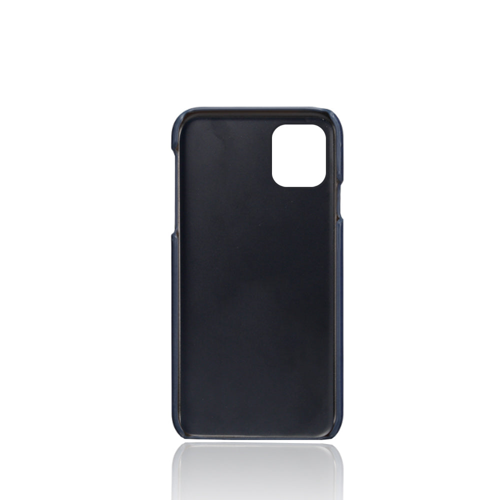 KSQ PU Leather Coated PC Shell with Double Card Slots for iPhone 12 Pro Max 6.7 inch