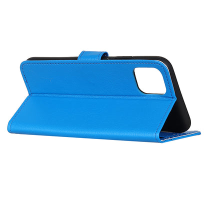 For iPhone 12 Pro/12 Anti-dust Shock-resistant Litchi Skin Texture Wallet Leather Stand Protective Case