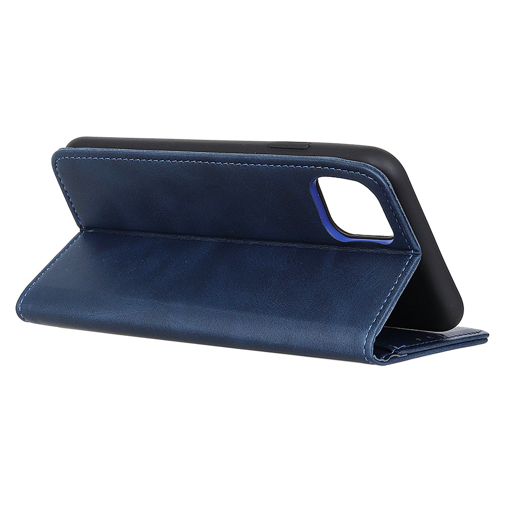 Auto-absorbed Split Leather Protection Case with Wallet for iPhone 12 Pro/12