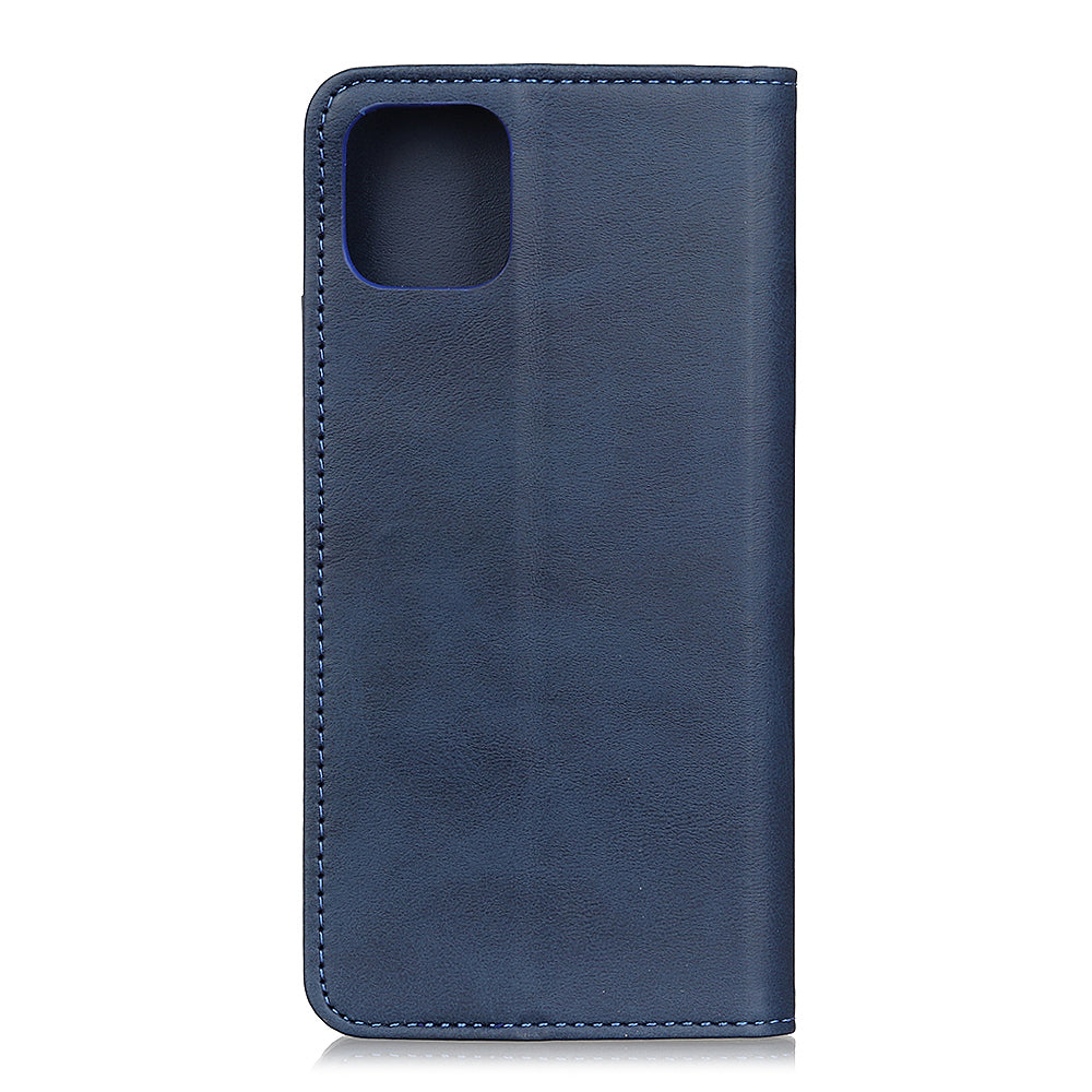 Auto-absorbed Split Leather Protection Case with Wallet for iPhone 12 Pro/12
