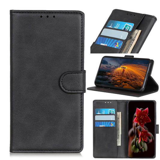 PU Leather Magnetic Wallet Stand Phone Shell for iPhone 12 Pro/12