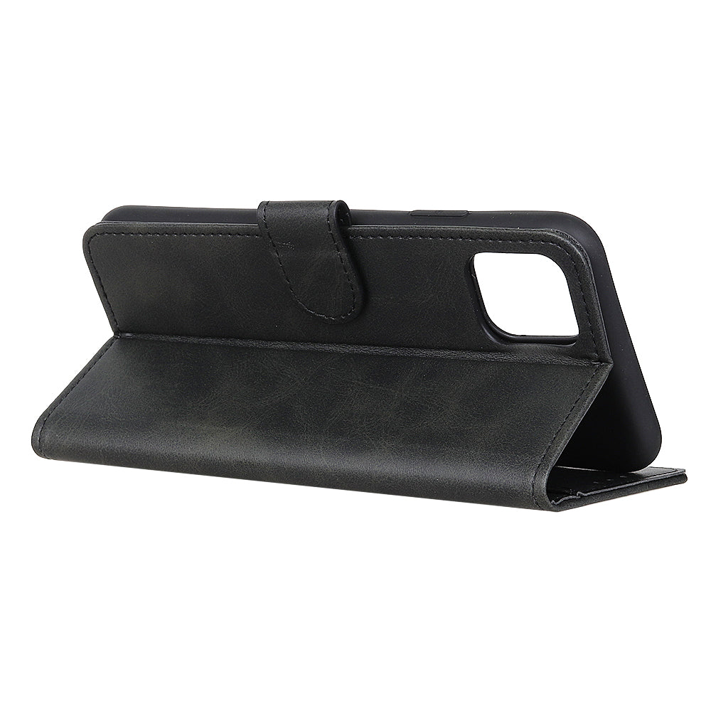 PU Leather Magnetic Wallet Stand Phone Shell for iPhone 12 Pro/12