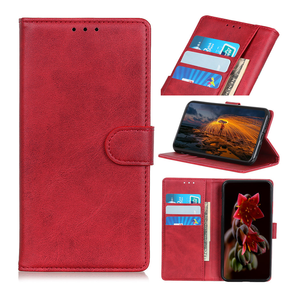 PU Leather Magnetic Wallet Stand Phone Shell for iPhone 12 Pro/12