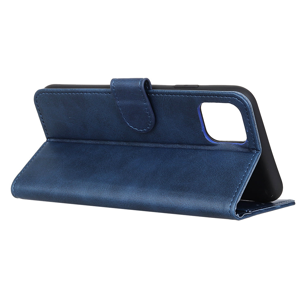 PU Leather Magnetic Wallet Stand Phone Shell for iPhone 12 Pro/12