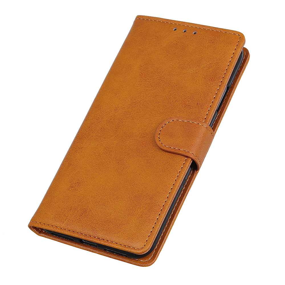 PU Leather Magnetic Wallet Stand Phone Shell for iPhone 12 Pro/12