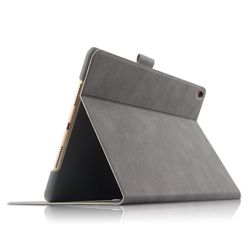 Imprint Deer and Quote PU Leather Stand Case for iPad Air 10.5 (2019) / Pro 10.5-inch (2017)