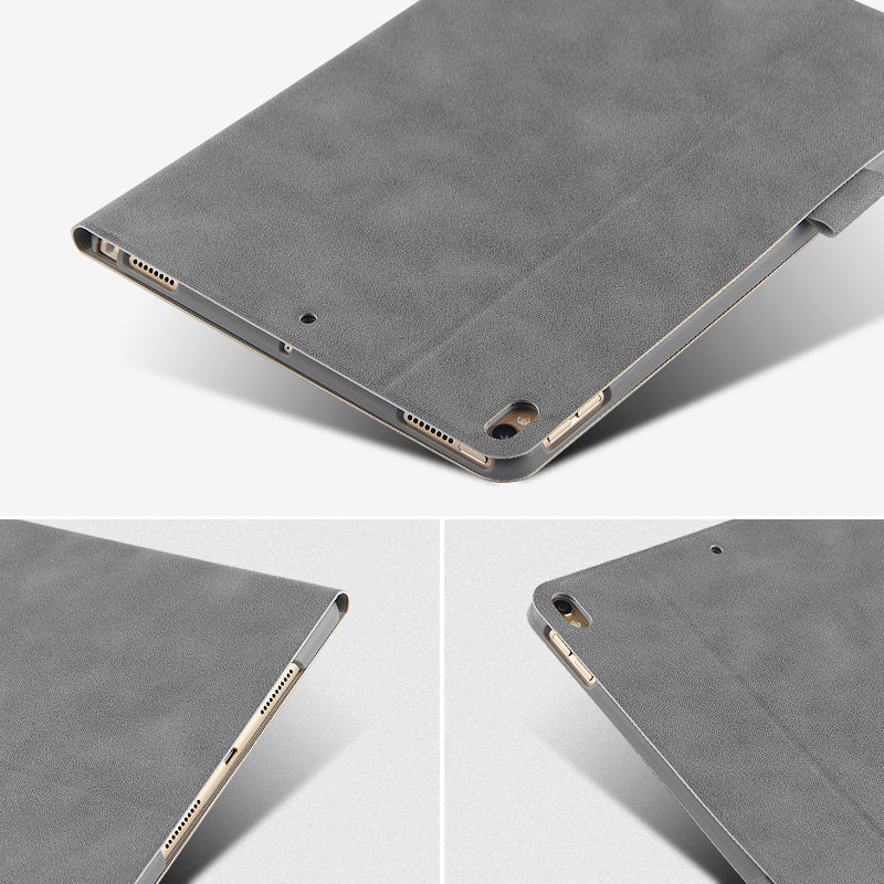 Imprint Deer and Quote PU Leather Stand Case for iPad Air 10.5 (2019) / Pro 10.5-inch (2017)
