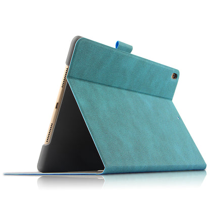 Imprint Deer and Quote PU Leather Stand Case for iPad Air 10.5 (2019) / Pro 10.5-inch (2017)