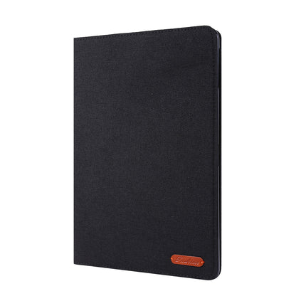 For iPad 9.7-inch (2018)/(2017) /iPad Air (2013)/Air 2 Tablet Case Cloth Texture Leather Protective Cover with Card Slots Stand