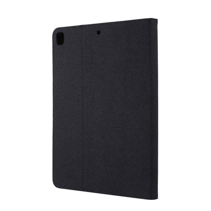 For iPad 9.7-inch (2018)/(2017) /iPad Air (2013)/Air 2 Tablet Case Cloth Texture Leather Protective Cover with Card Slots Stand