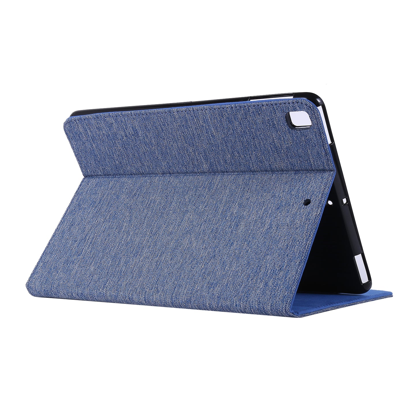 For iPad 9.7-inch (2018)/(2017) /iPad Air (2013)/Air 2 Tablet Case Cloth Texture Leather Protective Cover with Card Slots Stand