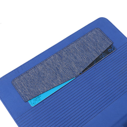 For iPad 9.7-inch (2018)/(2017) /iPad Air (2013)/Air 2 Tablet Case Cloth Texture Leather Protective Cover with Card Slots Stand