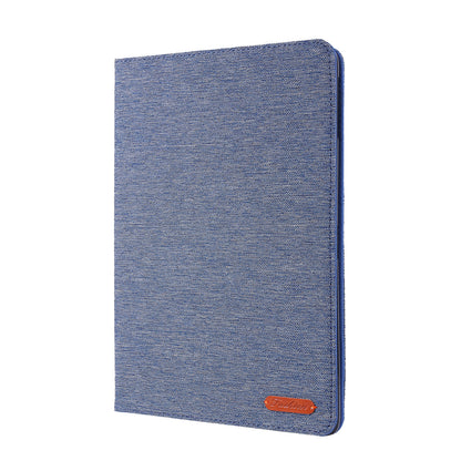 For iPad 9.7-inch (2018)/(2017) /iPad Air (2013)/Air 2 Tablet Case Cloth Texture Leather Protective Cover with Card Slots Stand