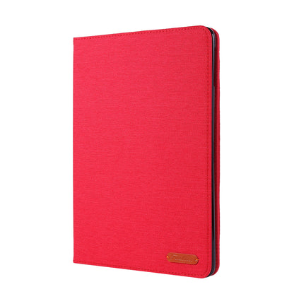 For iPad 9.7-inch (2018)/(2017) /iPad Air (2013)/Air 2 Tablet Case Cloth Texture Leather Protective Cover with Card Slots Stand