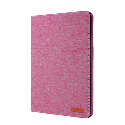 For iPad 9.7-inch (2018)/(2017) /iPad Air (2013)/Air 2 Tablet Case Cloth Texture Leather Protective Cover with Card Slots Stand