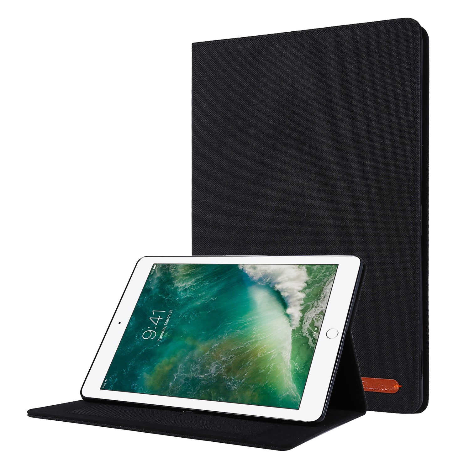 Cloth Texture Card Slots Stand Leather Flip Case for iPad 10.2 (2021)/(2020)/(2019)