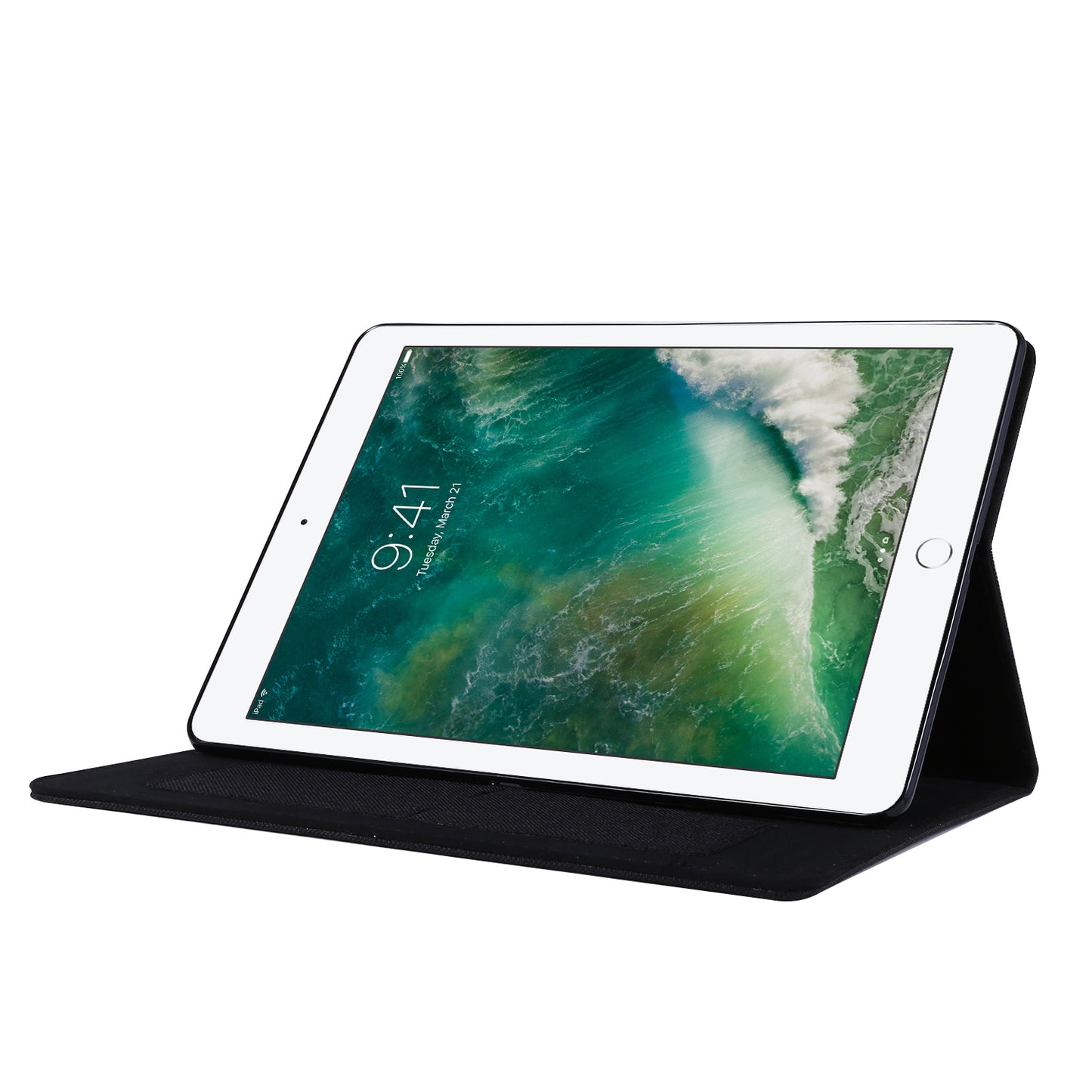 Cloth Texture Card Slots Stand Leather Flip Case for iPad 10.2 (2021)/(2020)/(2019)