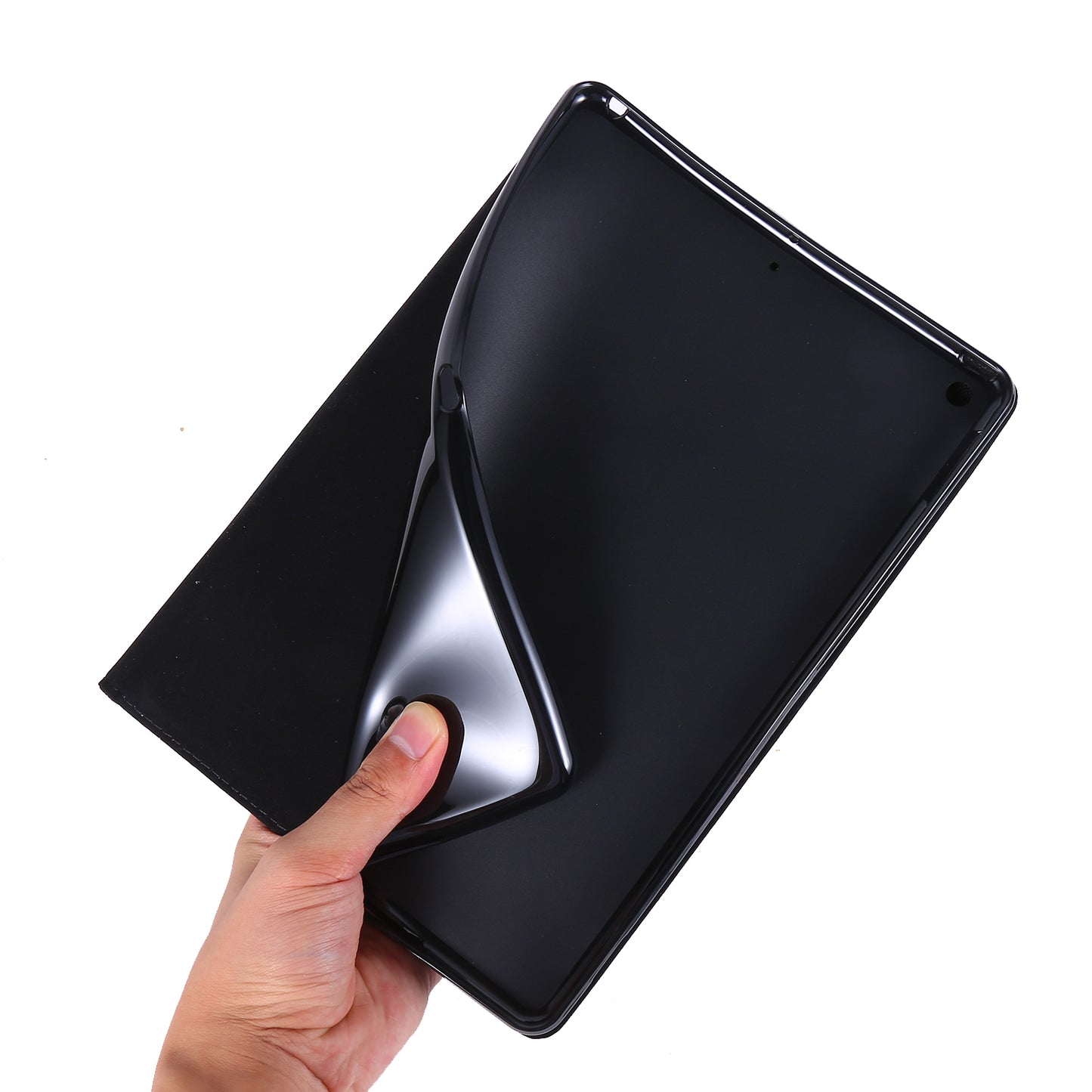 Cloth Texture Card Slots Stand Leather Flip Case for iPad 10.2 (2021)/(2020)/(2019)