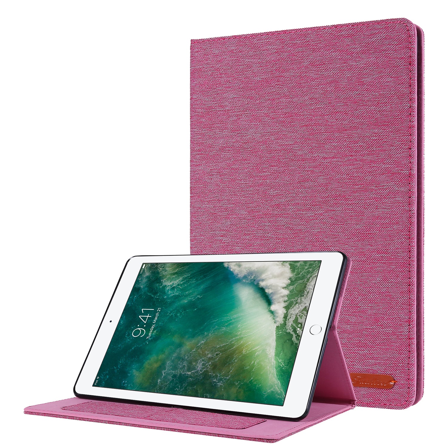 Cloth Texture Card Slots Stand Leather Flip Case for iPad 10.2 (2021)/(2020)/(2019)