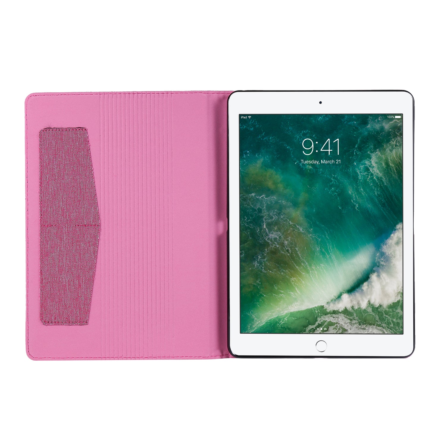 Cloth Texture Card Slots Stand Leather Flip Case for iPad 10.2 (2021)/(2020)/(2019)