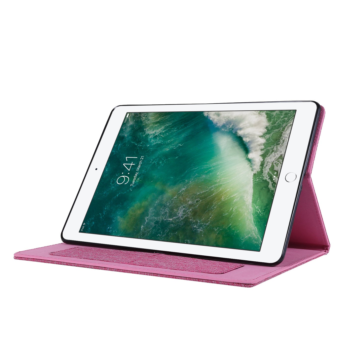Cloth Texture Card Slots Stand Leather Flip Case for iPad 10.2 (2021)/(2020)/(2019)