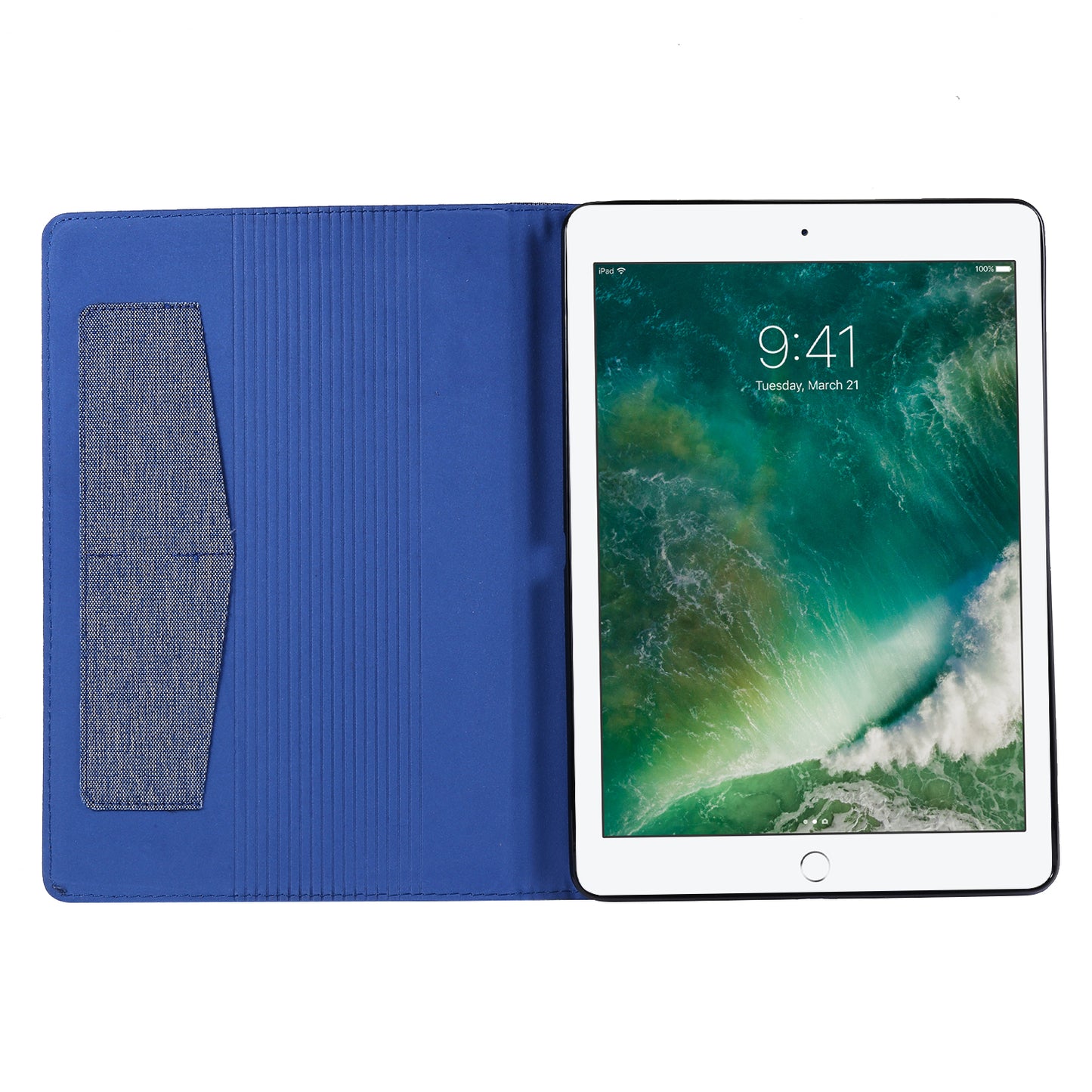 Cloth Texture Card Slots Stand Leather Flip Case for iPad 10.2 (2021)/(2020)/(2019)