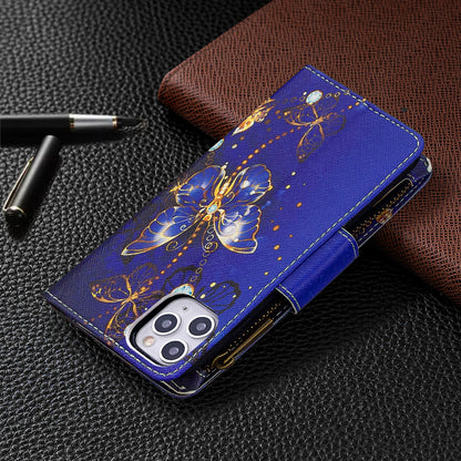 BF03 Pattern Printing Zipper Wallet Leather Phone Case for iPhone 11 Pro Max 6.5 inch