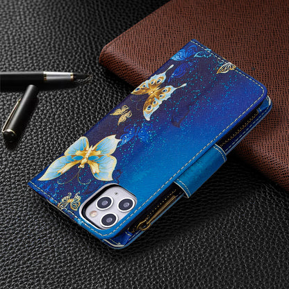 BF03 Pattern Printing Zipper Wallet Leather Phone Case for iPhone 11 Pro Max 6.5 inch