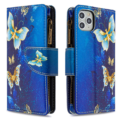 BF03 Pattern Printing Zipper Wallet Leather Phone Case for iPhone 11 Pro Max 6.5 inch