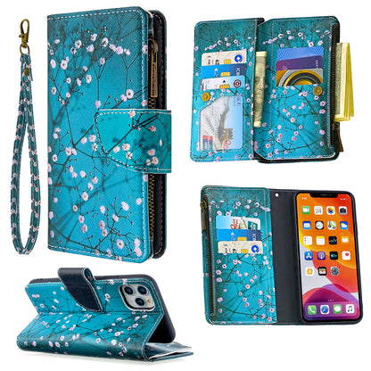 BF03 Pattern Printing Zipper Wallet Leather Phone Case for iPhone 11 Pro Max 6.5 inch
