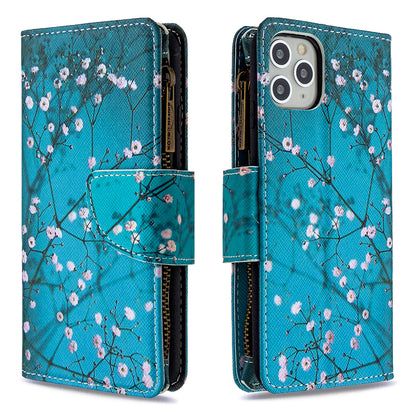 BF03 Pattern Printing Zipper Wallet Leather Phone Case for iPhone 11 Pro Max 6.5 inch