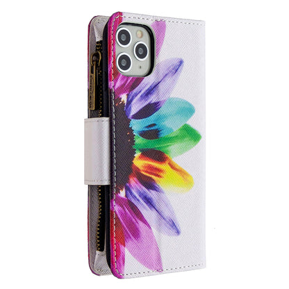 BF03 Pattern Printing Zipper Wallet Leather Phone Case for iPhone 11 Pro Max 6.5 inch