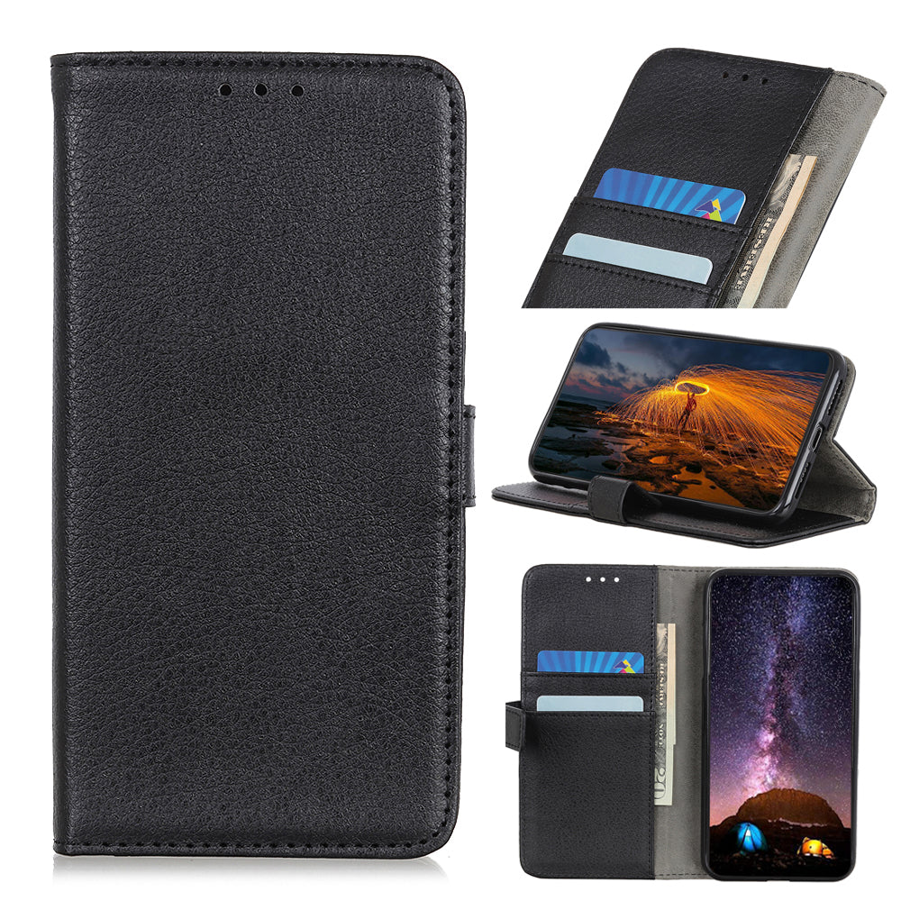 Litchi Skin Magnetic Leather Shell for iPhone 12 Pro/12